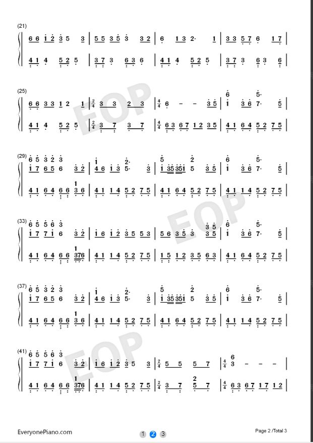 《盗将行》简谱