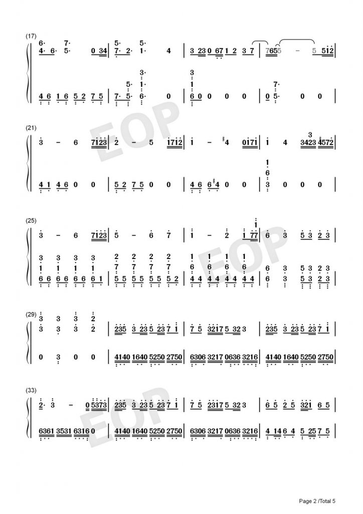  抖音《告白之夜》数字简谱