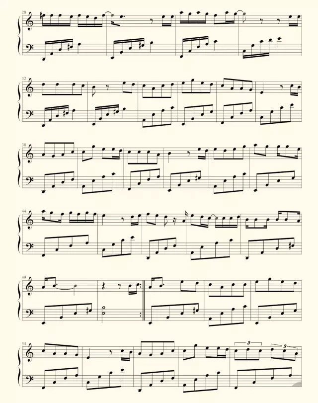  《童话镇》钢琴谱 