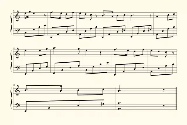  《童话镇》钢琴谱 