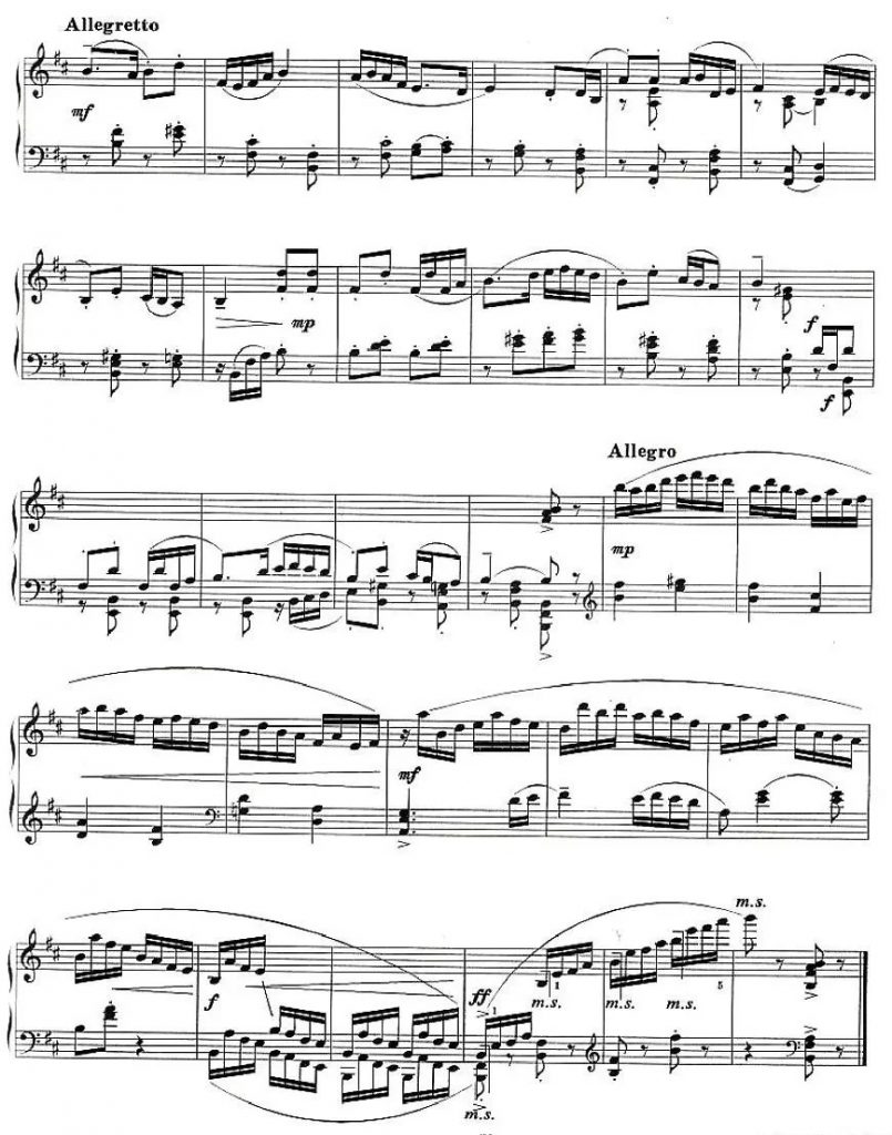 《卖杂货》钢琴谱