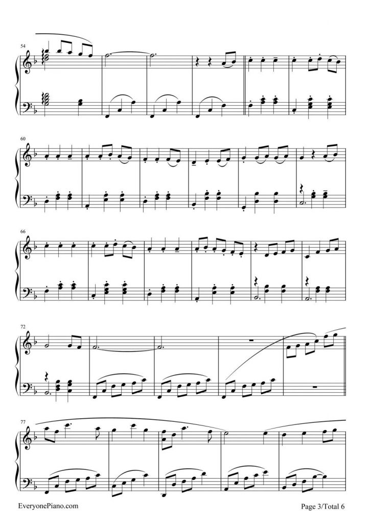 《Always With Me》钢琴谱