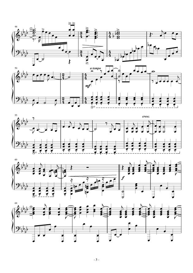 《Let it go》钢琴谱