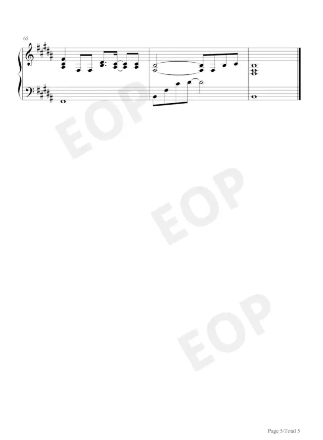 《像鱼》钢琴谱