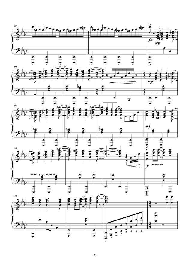 《Let it go》钢琴谱