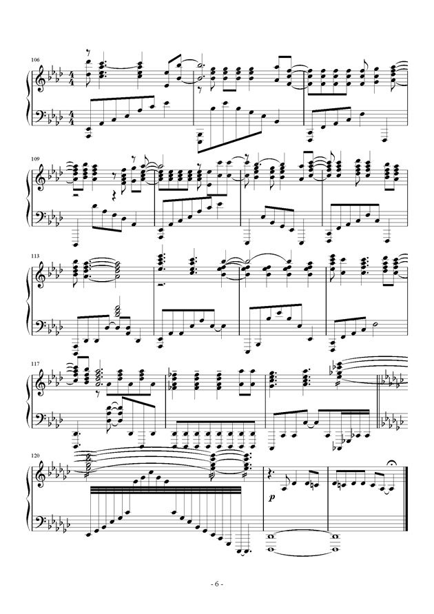 《Let it go》钢琴谱