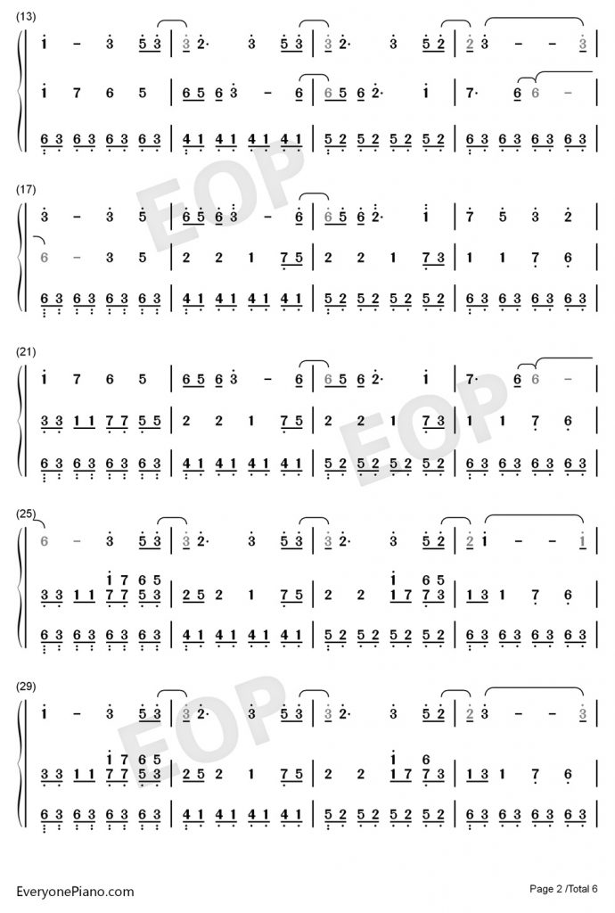 15音纸带曲谱_钢琴简单曲谱(3)