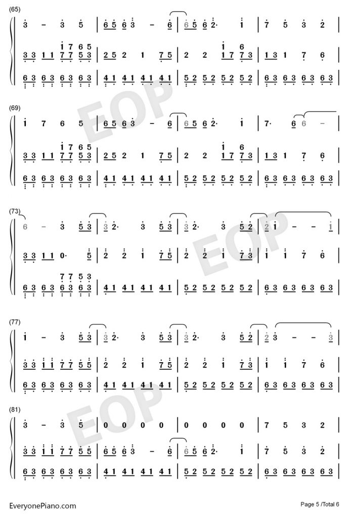 数字简谱_数字简谱歌谱大全