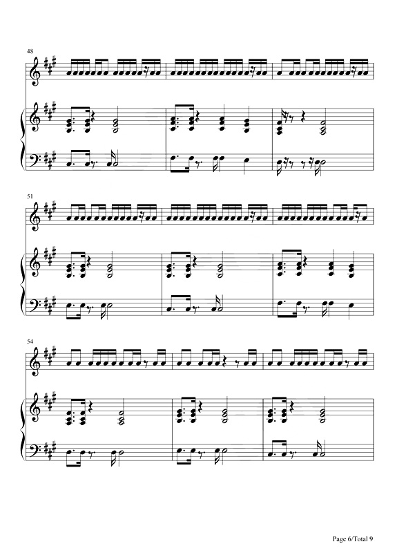 《野狼Disco》钢琴谱