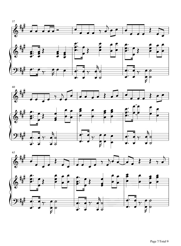 《野狼Disco》钢琴谱