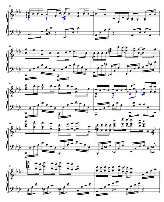 有个爱你的人不容易钢琴谱