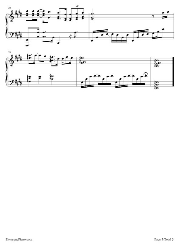 梨花又开放 钢琴谱