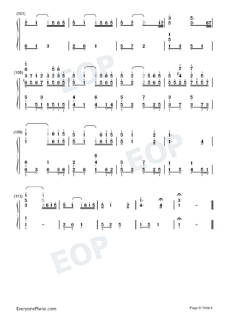 《所念皆星河》钢琴数字简谱