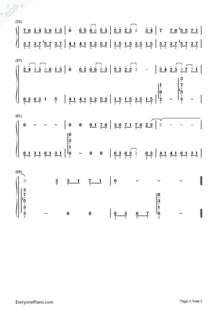 借钢琴数字简谱