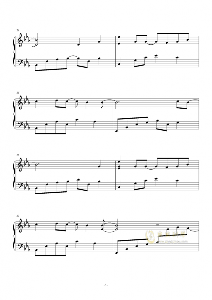 Stay With Me钢琴谱