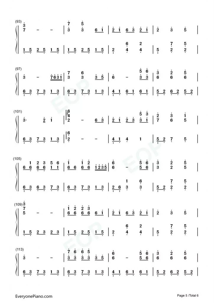 今夏钢琴数字简谱