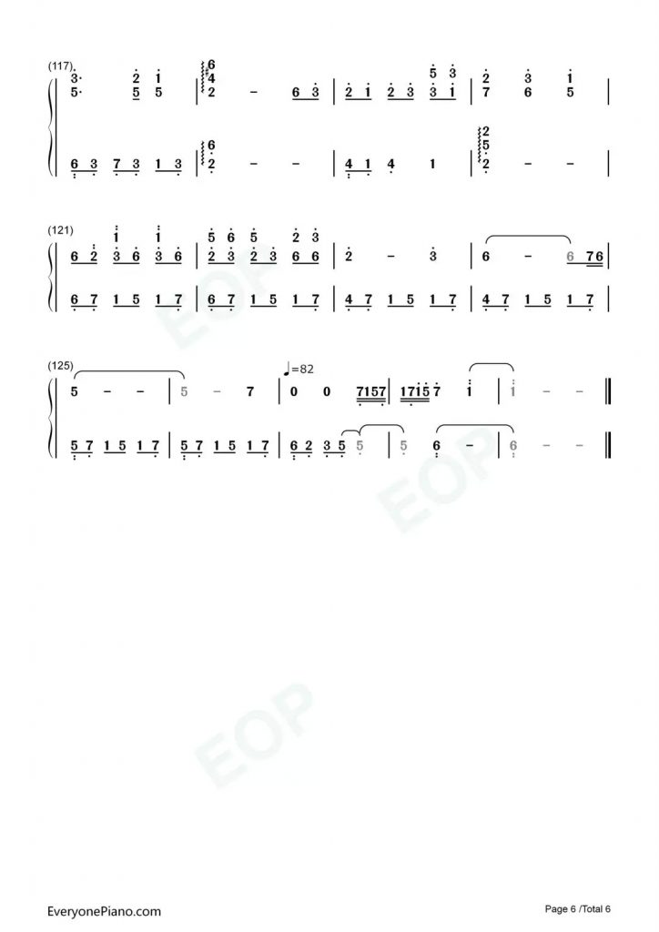 今夏钢琴数字简谱