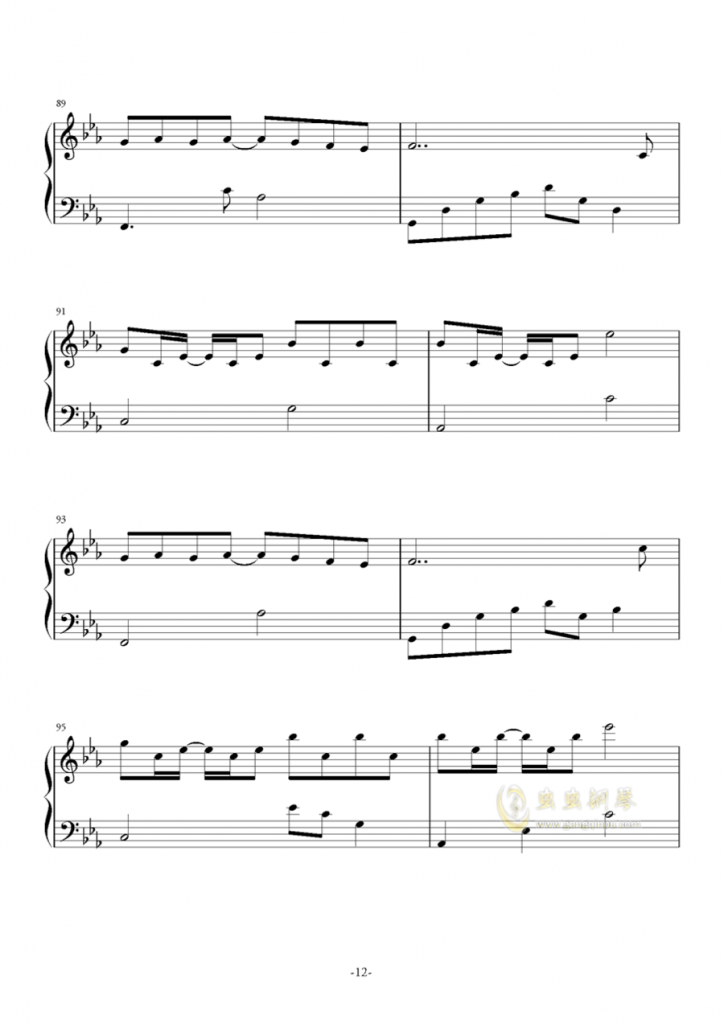 Stay With Me钢琴谱