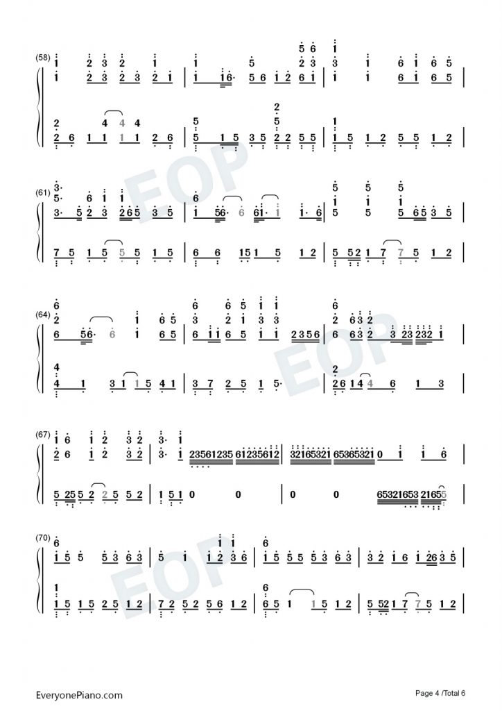 抖音热歌张晓棠《苏幕遮》钢琴数字简谱