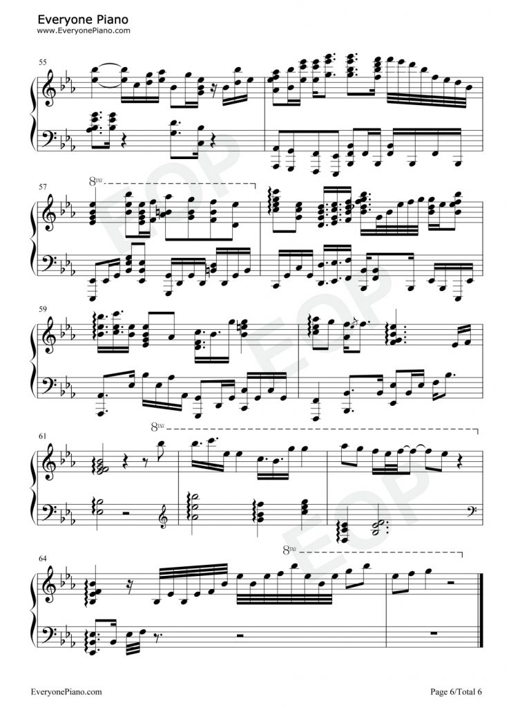 雪花落下 钢琴谱-周深-冰糖炖雪梨主题曲