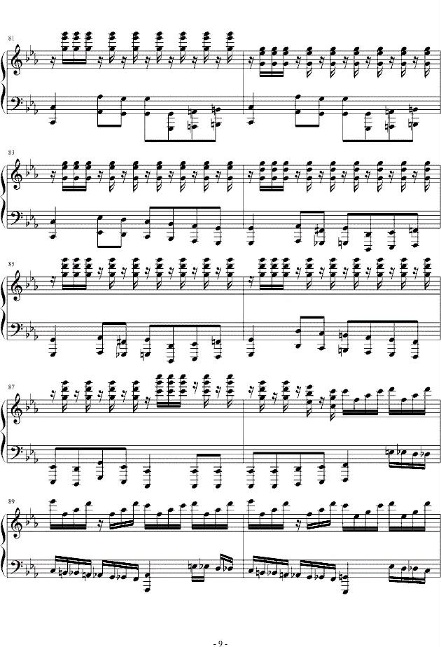 《Victory》 钢琴谱