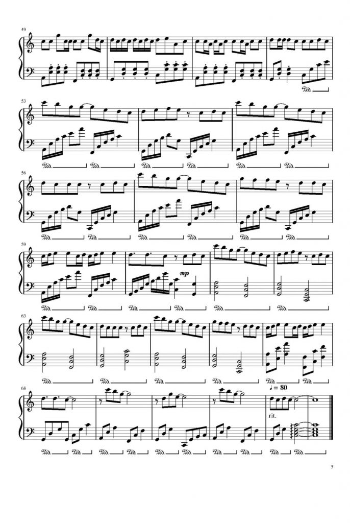 圈住你钢琴谱一口甜有一种过度反应是收到你的指令