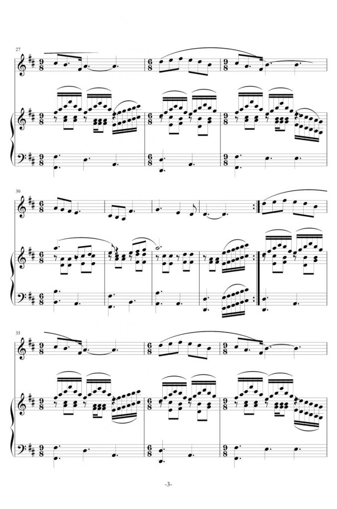 我和我的祖国 钢琴弹唱谱