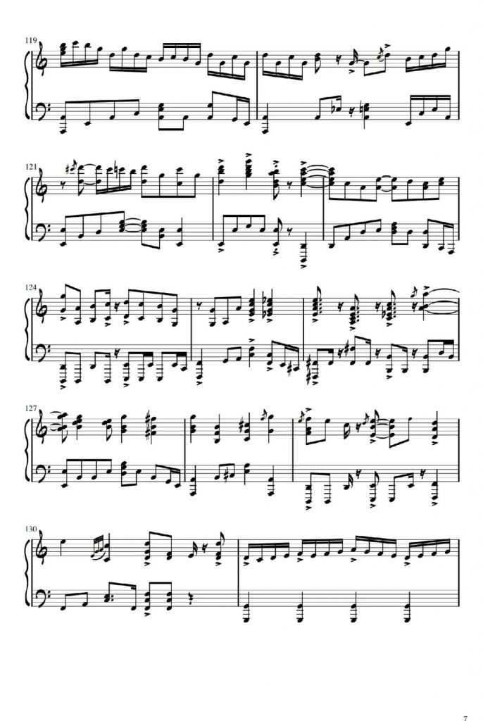 如果声音不记得 钢琴谱-吴青峰