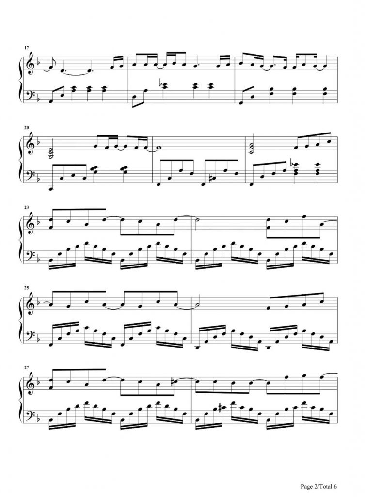 水星记 钢琴谱-还要多远才能进入你的心-郭顶