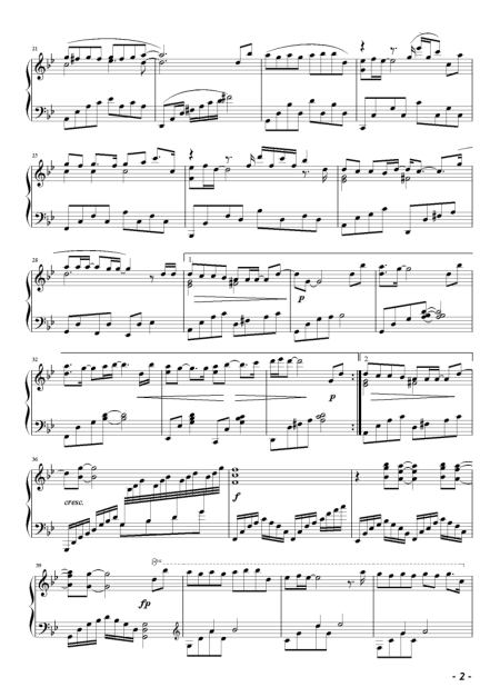 我们说好的 钢琴谱