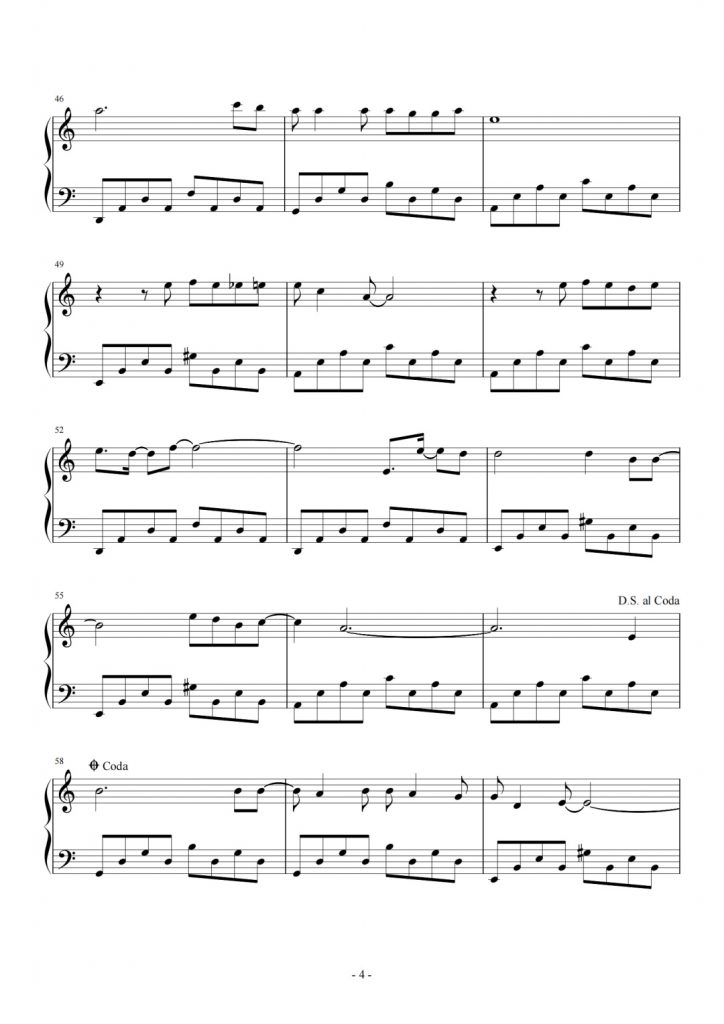 悬崖之上 钢琴谱-电影《悬崖之上》同名主题曲-周深