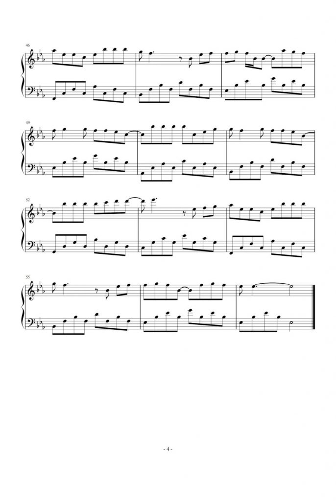 来迟 钢琴谱-戴羽彤