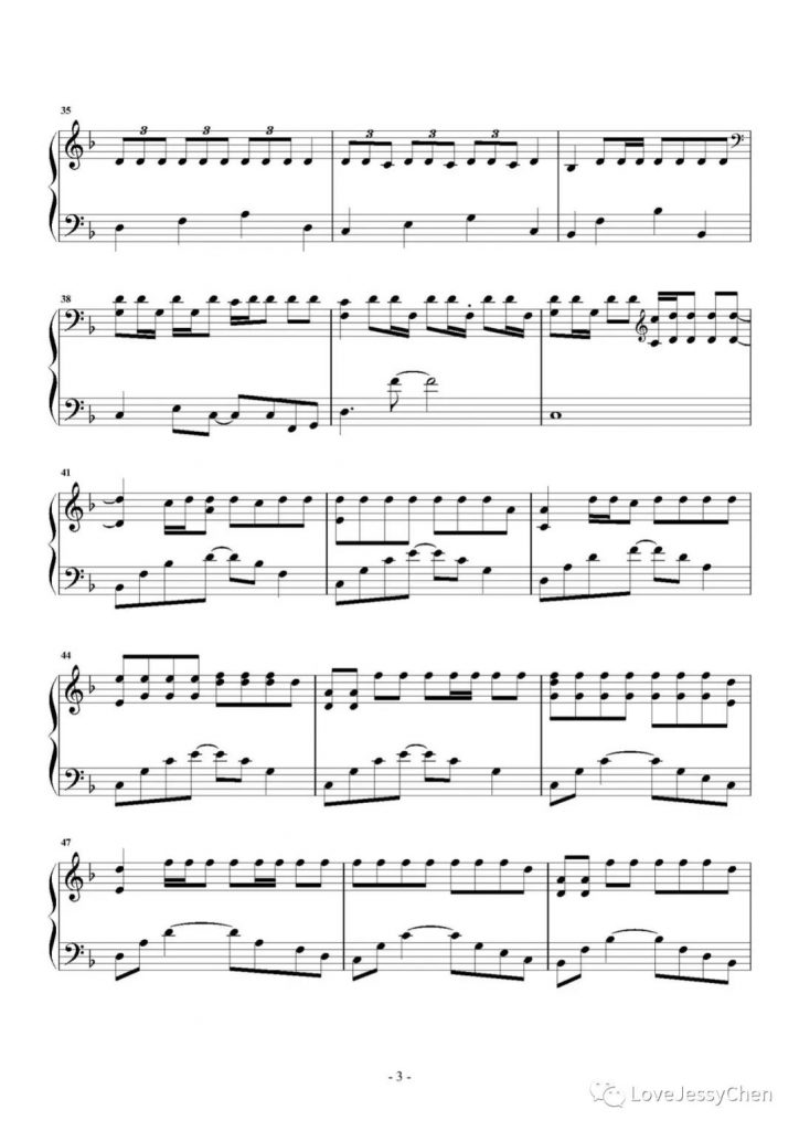 尾号6208 钢琴谱-严浩翔