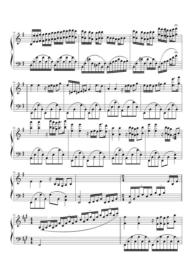 威尼斯之旅 钢琴谱